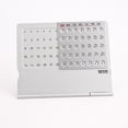 thumbnail image 2 of IFANLANDOR 1Set -thin Calendar Aluminium Perpetual Design for School Desk Use, 2 of 8