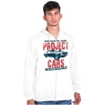thumbnail image 5 of Vintage Muscle Car Mechanic Husband Zip Hoodie Sweatshirt Men Brisco Brands M, 5 of 6