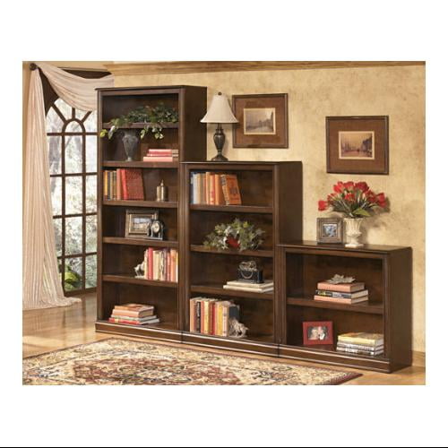 Signature Design by Ashley Furniture Hamlyn Large 6-Shelf Bookcase in Medium Brown