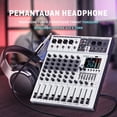 thumbnail image 2 of Consola de audio mezcladora BOMGE de 8 canales con Bluetooth y MP3, 256 DSP, 2 of 9
