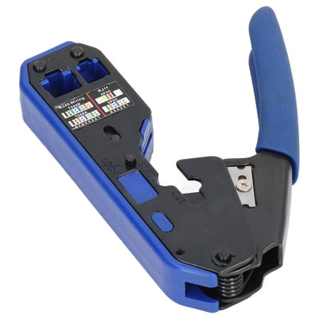 

Net Cable Stripping Tool Carbon Steel High Hardness 3 In 1 Net Cable Crimper For Repair Work