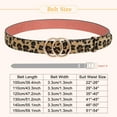 thumbnail image 6 of Women Leather Belt Fashion Double O-Ring Soft Faux Leather Waist Belts For Jeans Dress, 6 of 6