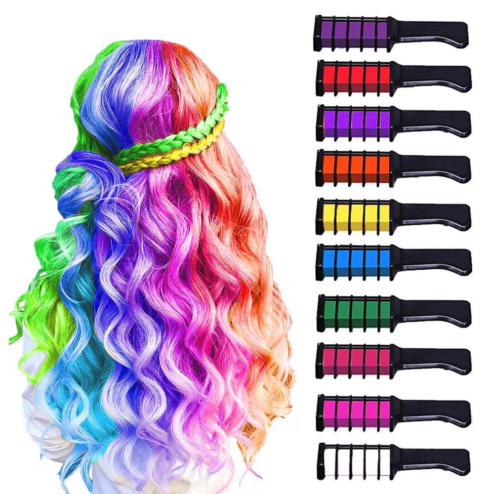 10 Color Hair Chalk for Girls Kids Christmas Gift 10 Color Hair Chalk for Girls Kids Christmas Gift