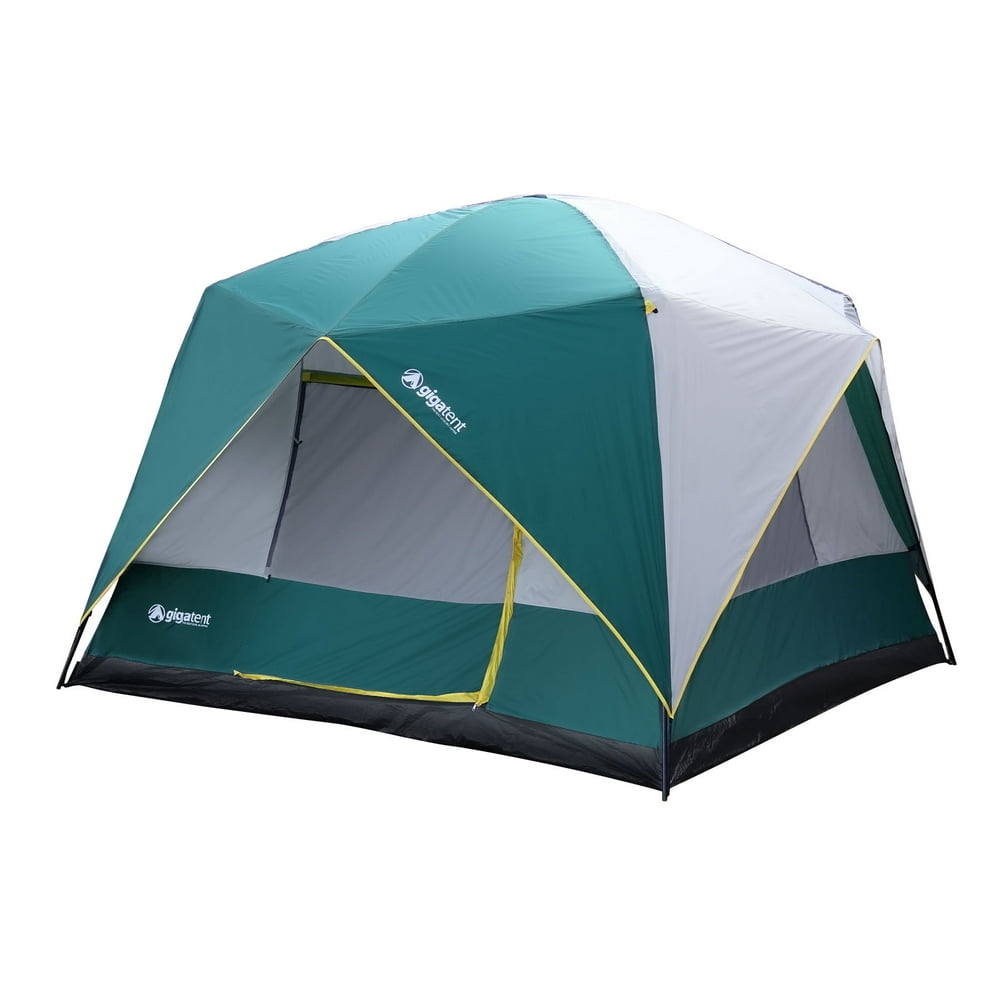 Gigatent Bear Mountain 10 x 10 ft. 4-5 Person Family Camping Tent ...