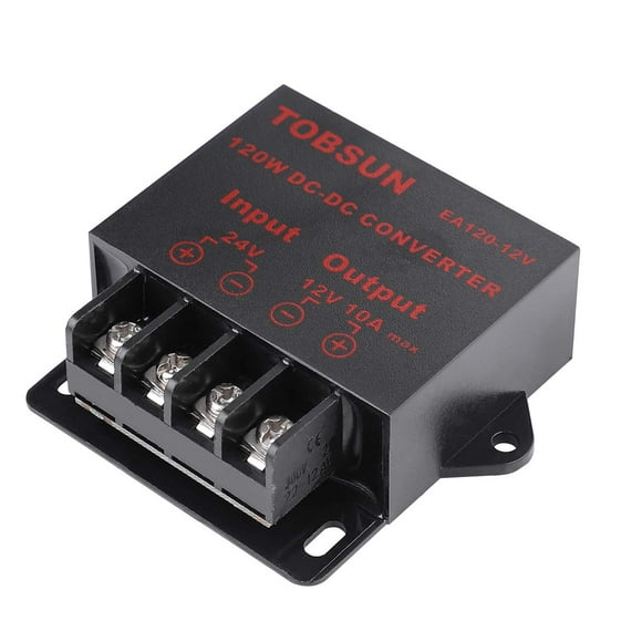 Régulateur de Tension DC Convertisseur Buck DC 24V à DC 12V 10A 120W Réducteur de Vitesse Convertisseur de Puissance Mini Module Transformateur