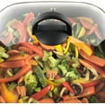 thumbnail image 6 of Family-Sized Electric Skillet with  Shield Non-Stick, 12-Inch Gray, Deep Cooking Pan, 6 of 9
