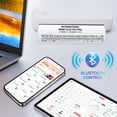 thumbnail image 4 of Wireless Portable Printers, Bluetooth Thermal Printer Support 8.5" X 11" US Letter & A4 Thermal Paper, Inkless Printer Compatible with Android iOS & Laptop for Travel Office Car Home, White, 4 of 12