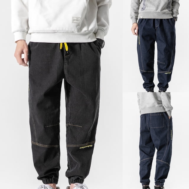 Styesk Men's Pants Men's Fashion Classic Twill Work Wear Combat Cargo Pants