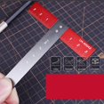 thumbnail image 1 of facefd T Square Ruler Aluminum Alloy Precise Angle for Art Framing DIY 170Mmx85mm, 1 of 9