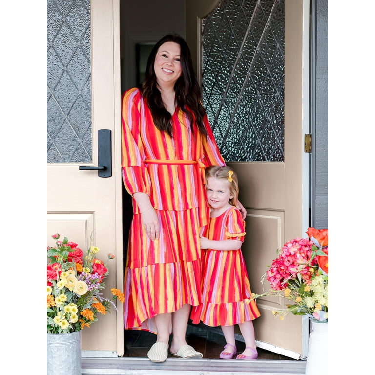 The Pioneer Woman Girls Sleeveless Print Umbrella Dress Sizes 7