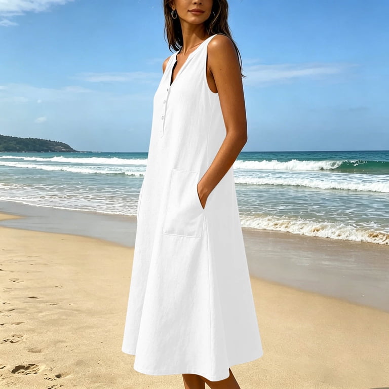 100 cotton maxi dress plus size Plus Size - Belle Isle Tiered Maxi Dress