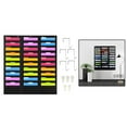 thumbnail image 1 of Organizador de archivos Colgante BLESIY 30 Bolsillos negro, 1 of 8