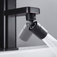 thumbnail image 2 of Swivel Faucet Aerator, Filter Saver Kitchen Faucet Head 2 Modes Adjustable Sprayer - for Faucets with External Thread Nozzle M24 Internal Thread(Black), 2 of 5