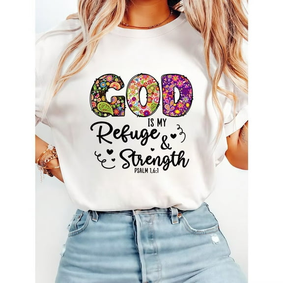 Christian Women's Hope T-Shirt - "Anything Possible" Inspirational Tee, Soft Breathable Cotton for Daily Wear & Gift Giving