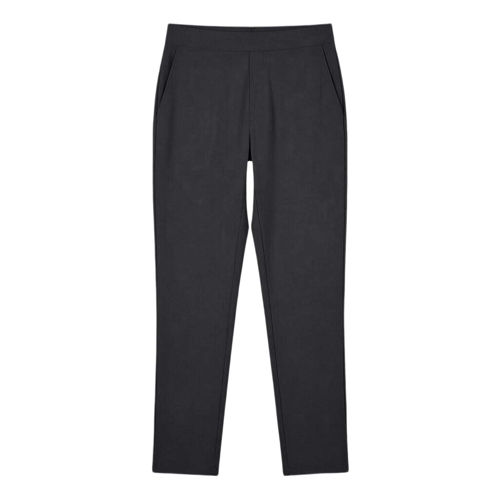 Women's Work Pants Stretchy 7/8 Ankle Dress Pants for Women Business Casual Tapered Slacks for Teacher, Golf, Travel Black XL