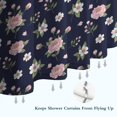 thumbnail image 6 of Pioneer Flower Floral Print Pattern Shower Curtain 72"x72", Bathroom Decorative Shower Curtain Set with 12 Hooks, Waterproof Washable, 6 of 6