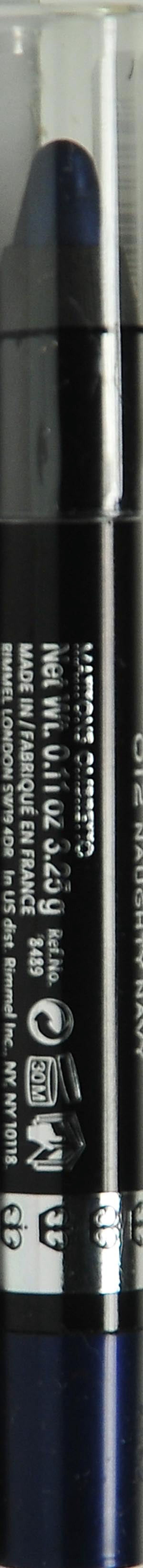 Rimmel London Scandaleyes Eye Shadow Stick, Naughty Navy