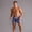 Blue, variant on LYMAYTER Men's 4-Inch Casual Shorts Big Pockets Lightweight Gym Workout Running Elastic Waist Shorts for S-4XL