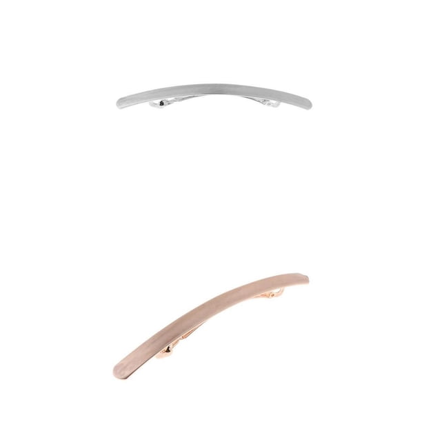 2 Piezas De Broches Para El Cabello Clips De Metal Horquillas Sombreros Accesorios Para El Cabello De Cola Para Mujeres Niñas, Plata