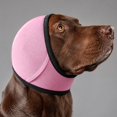 thumbnail image 6 of Sulaicai Adjustable Dog Noise Cancelling Ear Wrap, Soft Calming Ear Muffs for Fireworks Thunderstorms, Comfort Pet Ear Protection Hood for Grooming Bathing Swimming (Pink, Small), 6 of 6