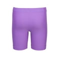 thumbnail image 3 of IST Kids Swim Shorts, Spandex Swimwear Rash Guard Bottoms for Girls & Boys at the Beach & Pool- (Purple, XS), 3 of 4