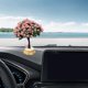thumbnail image 4 of Decoración de consola central de coche, simulación de árbol de flores, accesorios, árbol, lindos adornos para coche, 4 of 6