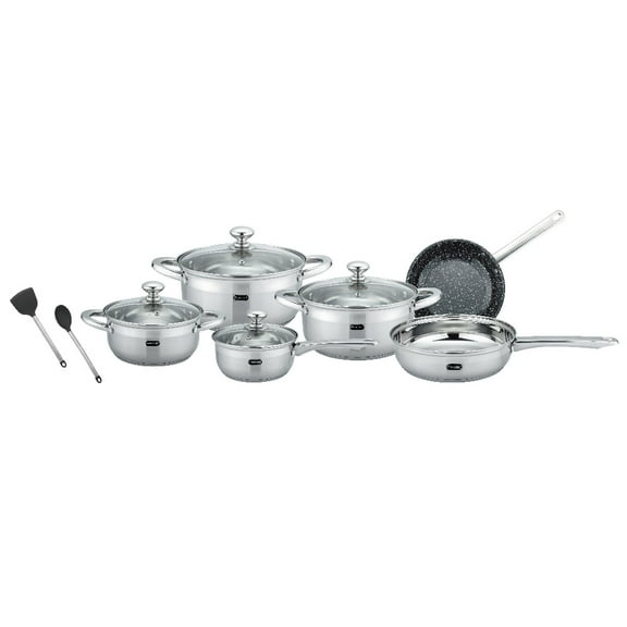 Batería de Cocina 12 Pz Acero Inoxidable Inducción Sienna Fraciel Fraciel Sienna