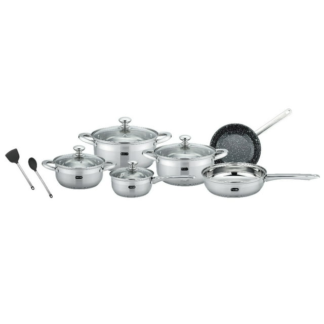 Batería de Cocina 12 Pz Acero Inoxidable Inducción Sienna Fraciel Fraciel Sienna