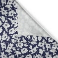 thumbnail image 5 of Ambesonne Flower Grommet Curtain, Poppy Corsage Spring Theme, 50" x 120", Indigo and White, 5 of 6