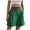 Green, variant on Women's Summer Dressy Casual Elastic Waist Wide Leg Suit Tailored Shorts Comfy Elagant Work Trouser Shorts Hot Pink,S