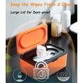thumbnail image 2 of Wet Wipe Dispenser, Wet Wipe Holder for Baby & Adult, Refillable Wet Wipe Container, Keeps Wipes Fresh, 2 of 5