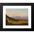 thumbnail image 2 of Anton Karinger 24x19 Black Modern Framed Museum Art Print Titled - Radetzky Villa and the Kamnik Alps in Krain, 2 of 5