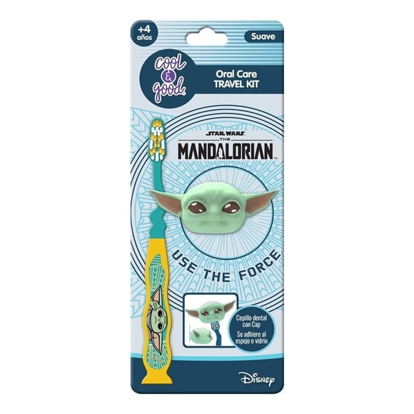 Cepillos dentales Cool & Good The Mandalorian suave 2 pzas con protectores