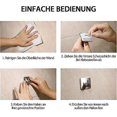 thumbnail image 4 of 4 Paquetes De Ganchos Ganchos De Pared De Alta Resistencia Autoadhesivos Ganchos De Acero Inoxidable Impermeables Sombrero, Toallero Gancho para Albornoz Montaje En Pared Baño Y Do, 4 of 5