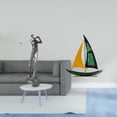 thumbnail image 2 of Figura de golfista,Estatua de golfista de resina,figura de golfista,decoración del hogar,Figura de velero,Escultura de velero de hierro para decoración de oficina y hogar,Estatua de barco de, 2 of 8