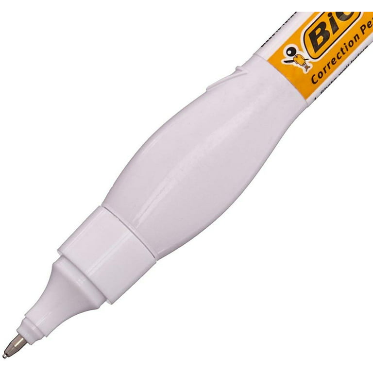 BIC WOSQP11 Wite-Out Shake 'n Squeeze Correction Pen, 8 ml, White