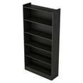 thumbnail image 2 of Topcobe Wood Bookcase, 72" Tall Bookshelf with 6-Tier Open Storage Shelves, Modern Furniture for Indoor, Black, 2 of 5