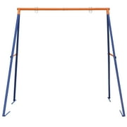 ZenSports Kids Outdoor A-Frame Swing Stand Set, Large Frame Heavy Duty Steel All-Weather, Backyard Fun