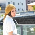 thumbnail image 5 of Pirate Hat Head Scarf – Boho Long Turban Bandana Cap, Fortune Teller Costume, Dark Red, 5 of 9