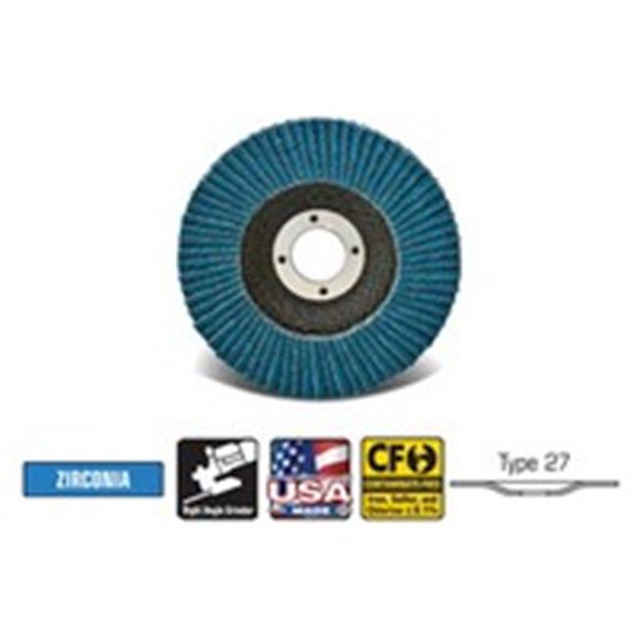 Cgw Abrasives 421-41714 Z-Poly Cotton Economy Disc - 60 Grit