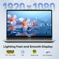 thumbnail image 5 of Nimo 2025 Laptop, 15.6"FHD Display Business Gaming Laptop, 6-Cores AMD Ryzen 5 6600H (Beat i5-12450H, up to 4.5GHz), 16GB DDR5, 1TB SSD, 100W Type-C, WiFi 5, Fingerprint, Backlit Keyboard, Windows 11, 5 of 7