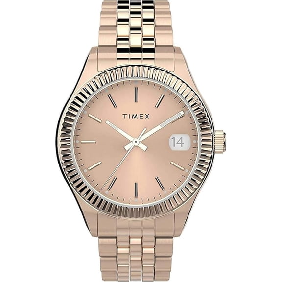 Timex Female Analogue Watch Waterbury with Stainless Steel Band