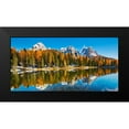 thumbnail image 2 of Krahmer, Frank 18x11 Black Modern Framed Museum Art Print Titled - Lago Antorno and Misurina, Dolomites, Italy, 2 of 5