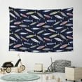thumbnail image 6 of Xecao Sardine Print Tapestry, Wall Hanging Room Funny Decor, Backdrop Room Decor for Bedroom Living Room dormitory, 6 of 8