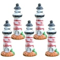 thumbnail image 1 of 5Pcs Mini Statue de Phare Forme Réaliste Résine Compacte Petite Fée Mini Jardin Statue Patio Décor, 1 of 10
