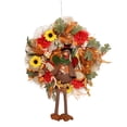 thumbnail image 5 of CFS Thanksgiving Wreath Fall Turkey Mesh Wreath With Warm White String Lights Dangling Legs Turkey Wreath Adorned For Autumn Front Door Decorations, 5 of 9