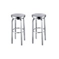 thumbnail image 1 of Heavenly Collection Argent Tabouret de Comptoir sans Dossier en Métal, 1 of 2