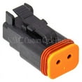thumbnail image 2 of NAMZ Deutsch DT Series 2-Wire Plug & Wedgelock - Black (Repl. HD 72112-94BK), 2 of 2