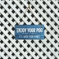 thumbnail image 5 of Enjoy Your Poo P.S. Wash Your Hands 5x10 Hanging Plus Wall or Door Sign | Funny Home Decor, 5 of 7