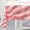 thumbnail image 2 of Home Must Haves Red PEVA Vinyl Tablecloth With Flannel Backing Table Cover Waterproof Spill-Proof 55"x94", 2 of 4
